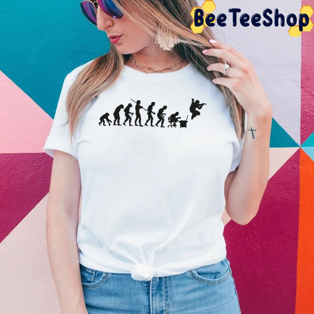 Funny The Evolution Of Bunny Hop Game Trending Unisex T-Shirt Funny The Evolution Of Bunny Hop Game Trending Unisex T-Shirt