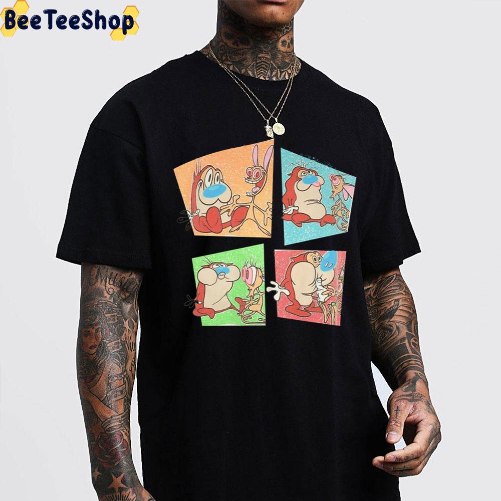 Funny Time The Ren And Stimpy Show Trending Unisex T-Shirt Funny Time The Ren And Stimpy Show Trending Unisex T-Shirt