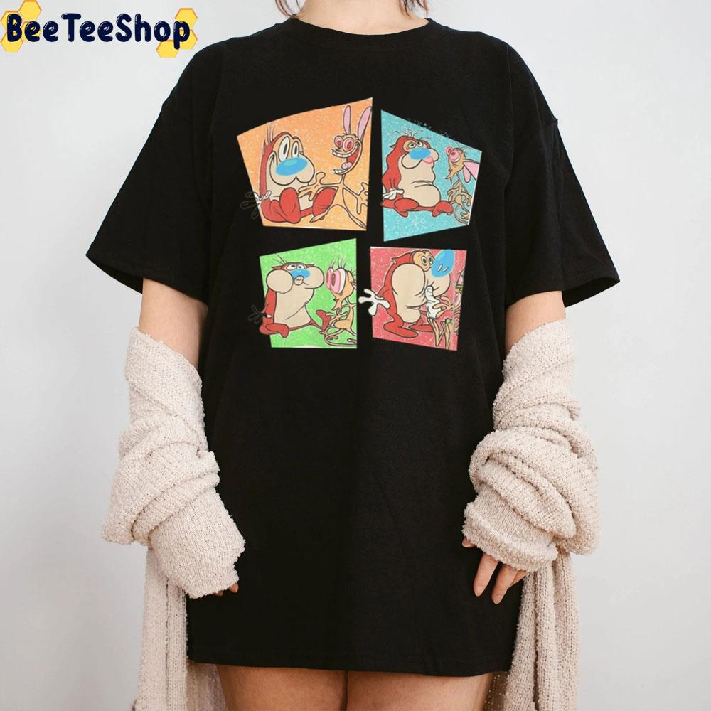 Funny Time The Ren And Stimpy Show Trending Unisex T-Shirt Funny Time The Ren And Stimpy Show Trending Unisex T-Shirt