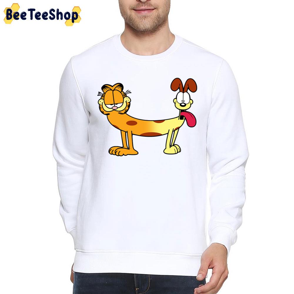 Garfield Movie Funny Catdog Cartoon Cute Odie Catdog Mashup Trending Unisex T-Shirt Garfield Movie Funny Catdog Cartoon Cute Odie Catdog Mashup Trending Unisex T-Shirt
