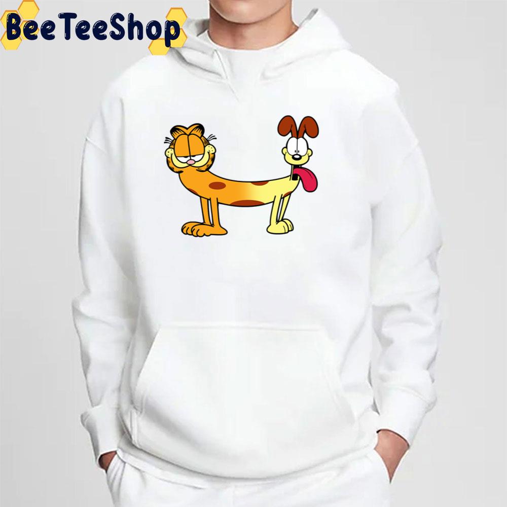 Garfield Movie Funny Catdog Cartoon Cute Odie Catdog Mashup Trending Unisex T-Shirt Garfield Movie Funny Catdog Cartoon Cute Odie Catdog Mashup Trending Unisex T-Shirt