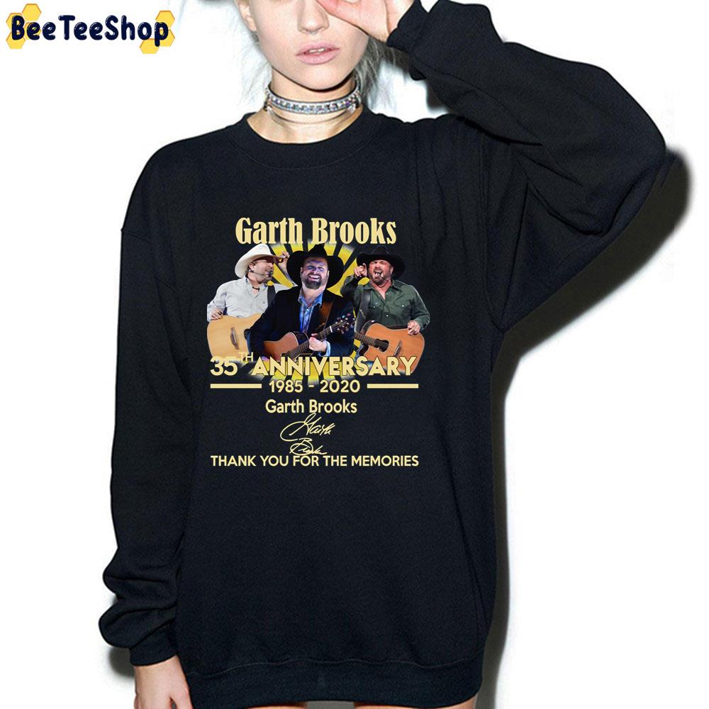 Garth Brooks 35th Anniversary 1985 2020 Thank You For The Memories Unisex T-Shirt Garth Brooks 35th Anniversary 1985 2020 Thank You For The Memories Unisex T-Shirt