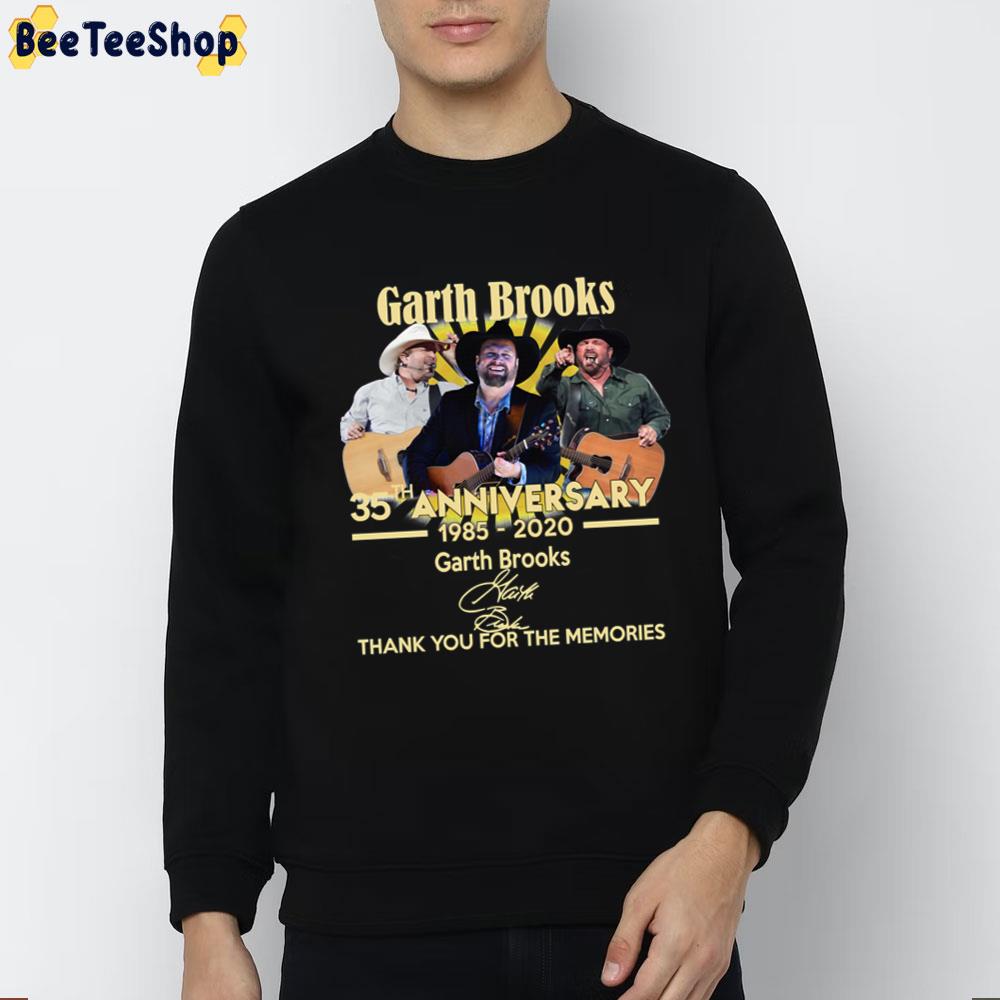 Garth Brooks 35th Anniversary 1985 2020 Thank You For The Memories Unisex T-Shirt Garth Brooks 35th Anniversary 1985 2020 Thank You For The Memories Unisex T-Shirt