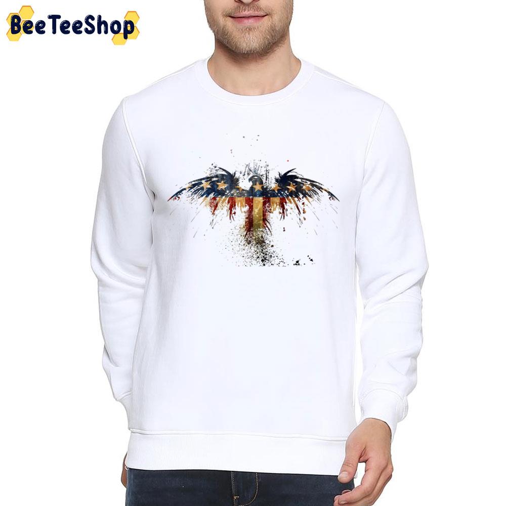 Garuda Engel America Flag Graphic Unisex T-Shirt Garuda Engel America Flag Graphic Unisex T-Shirt
