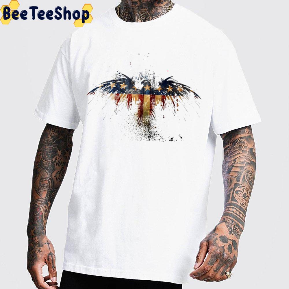Garuda Engel America Flag Graphic Unisex T-Shirt Garuda Engel America Flag Graphic Unisex T-Shirt