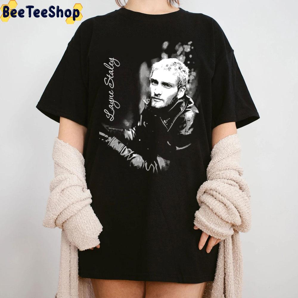 Get Here Layne Staley Black White Art Trending Unisex T-Shirt Get Here Layne Staley Black White Art Trending Unisex T-Shirt