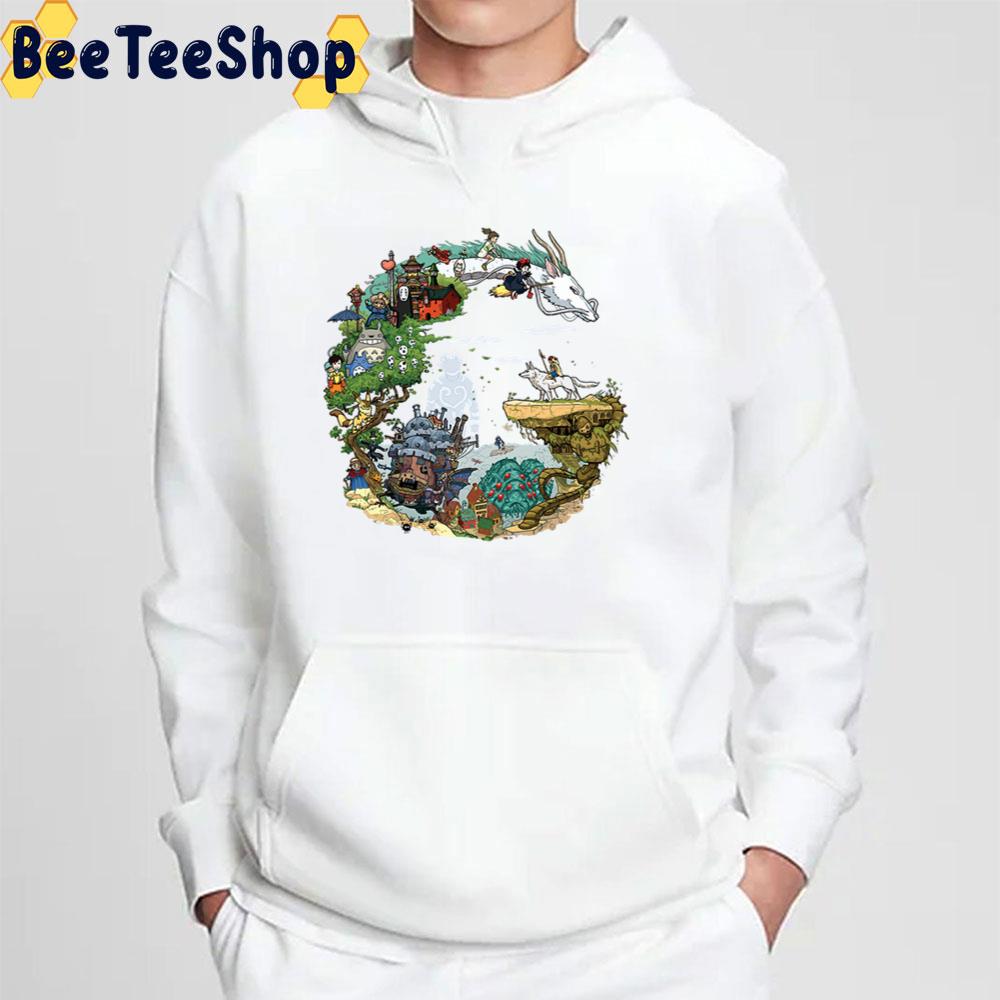Ghibi Studio Characters Trending Unisex T-Shirt Ghibi Studio Characters Trending Unisex T-Shirt