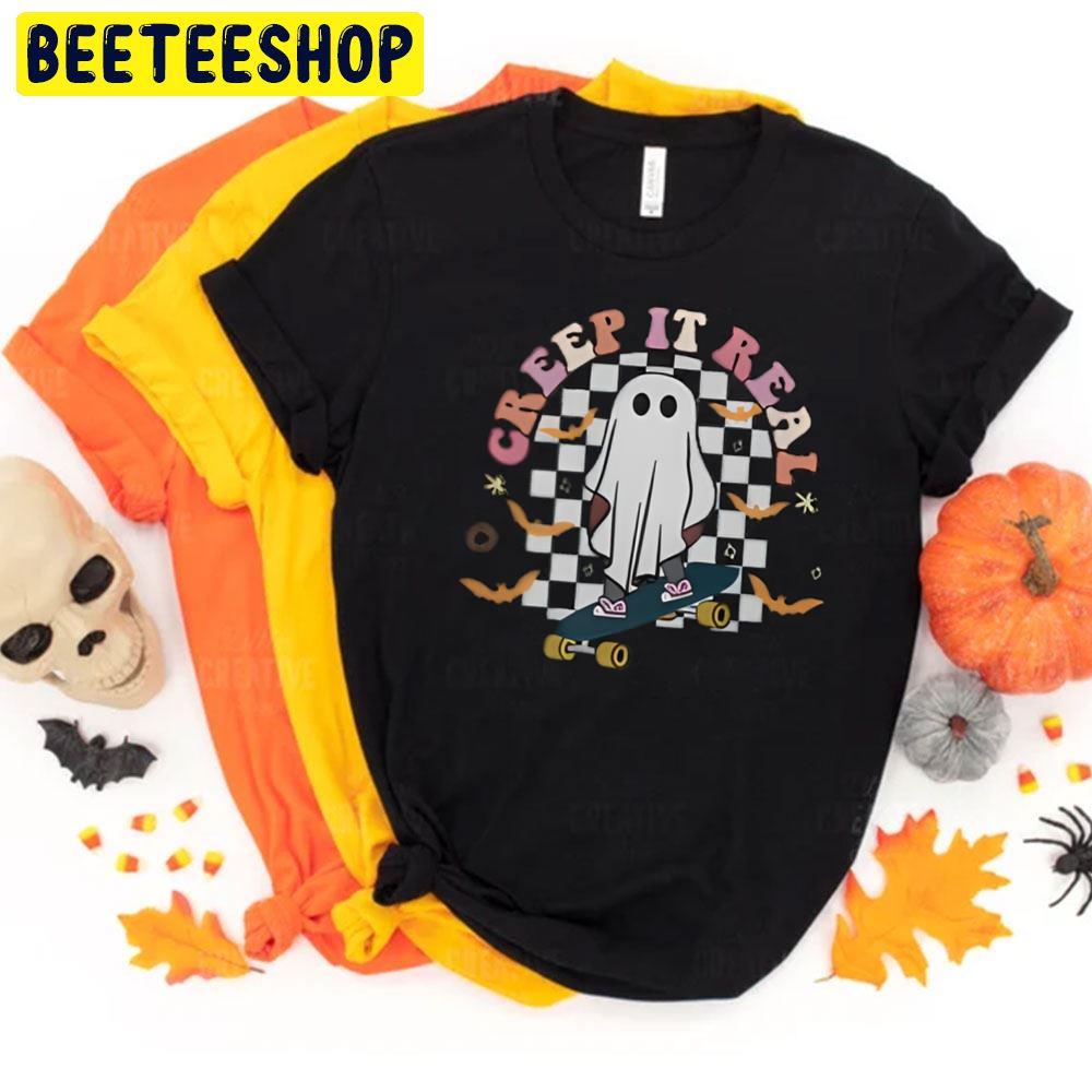 Ghost Boy Creep It Real Halloween Trending Unisex T-Shirt Ghost Boy Creep It Real Halloween Trending Unisex T-Shirt