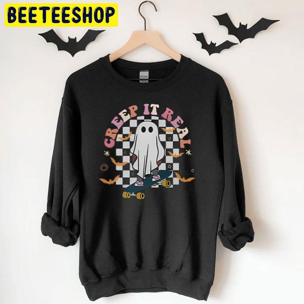 Ghost Boy Creep It Real Halloween Trending Unisex T-Shirt Ghost Boy Creep It Real Halloween Trending Unisex T-Shirt