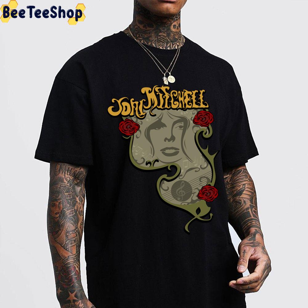 Girl And Roses Joni Mitchell Trending Unisex T-Shirt Girl And Roses Joni Mitchell Trending Unisex T-Shirt