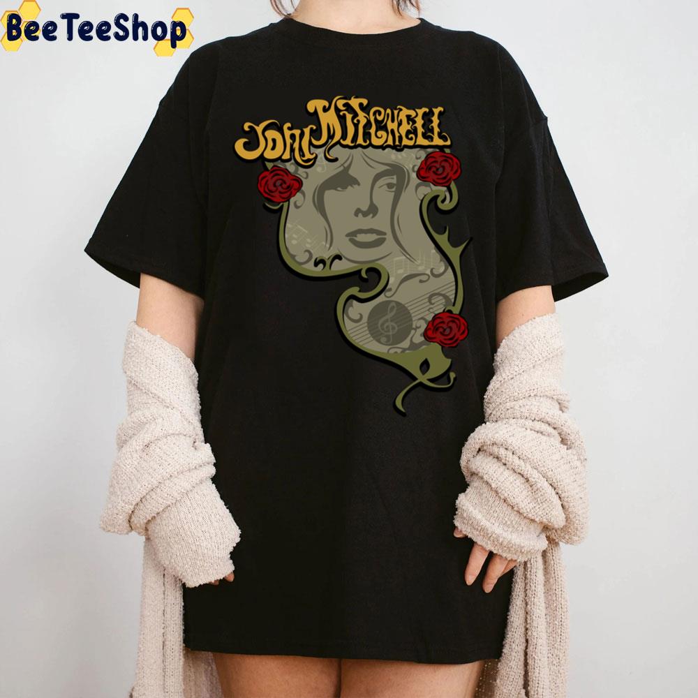 Girl And Roses Joni Mitchell Trending Unisex T-Shirt Girl And Roses Joni Mitchell Trending Unisex T-Shirt