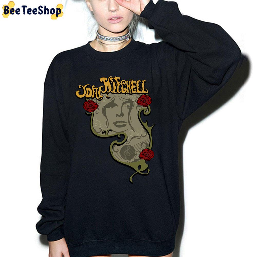 Girl And Roses Joni Mitchell Trending Unisex T-Shirt Girl And Roses Joni Mitchell Trending Unisex T-Shirt