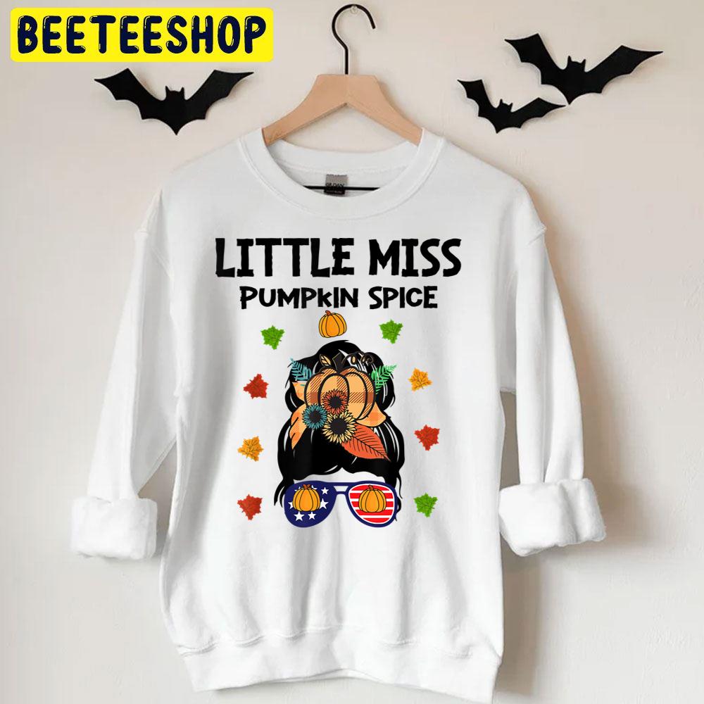 Girl Little Miss Pumpkin Spice Thanksgiving Halloween Trending Unisex T-Shirt Girl Little Miss Pumpkin Spice Thanksgiving Halloween Trending Unisex T-Shirt