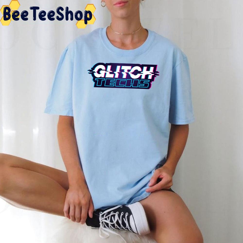 Glitch Techs Miko And High Five Logo Trending Unisex T-Shirt Glitch Techs Miko And High Five Logo Trending Unisex T-Shirt