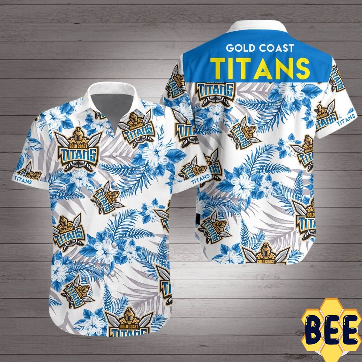 Gold Coast Titans Trending Hawaiian Shirt Gold Coast Titans Trending Hawaiian Shirt