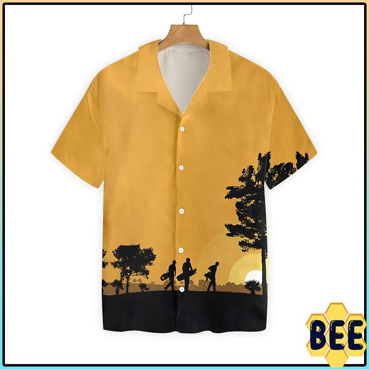 Golfers At Dusk Trending Hawaiian Shirt Golfers At Dusk Trending Hawaiian Shirt
