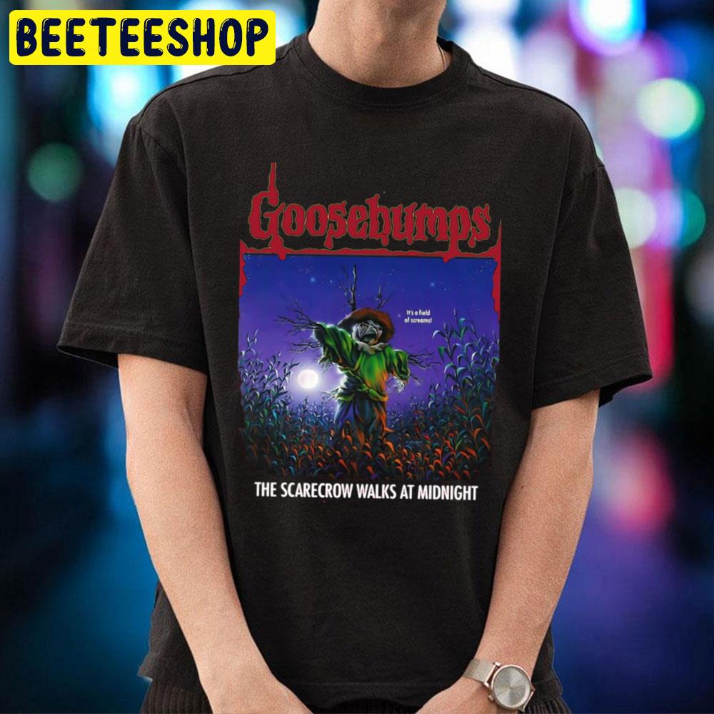 Goosebumps The Scarecrow Walks At Midnight Halloween Movie Trending Unisex T-Shirt Goosebumps The Scarecrow Walks At Midnight Halloween Movie Trending Unisex T-Shirt