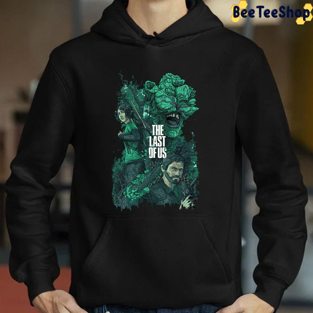 Green Art The Last Of Us Joel And Ellie Family Game Trending Unisex T-Shirt Green Art The Last Of Us Joel And Ellie Family Game Trending Unisex T-Shirt