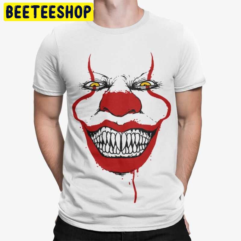 Grinning It Pennywise Horror Scary Halloween Unisex T-Shirt Grinning It Pennywise Horror Scary Halloween Unisex T-Shirt