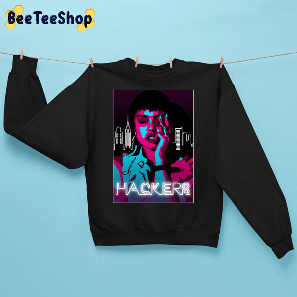 Hackers Angelina Jolie Pop Art Unisex Sweatshirt Hackers Angelina Jolie Pop Art Unisex Sweatshirt