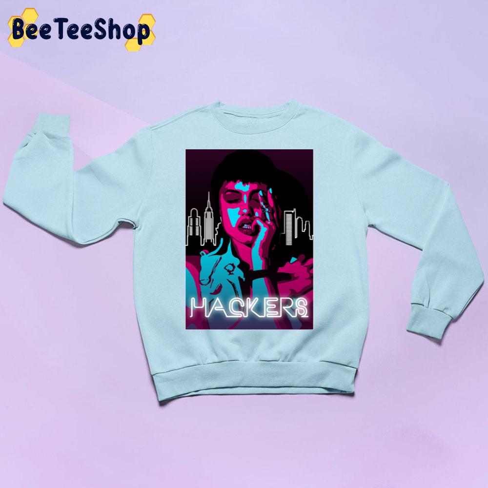 Hackers Angelina Jolie Pop Art Unisex Sweatshirt Hackers Angelina Jolie Pop Art Unisex Sweatshirt