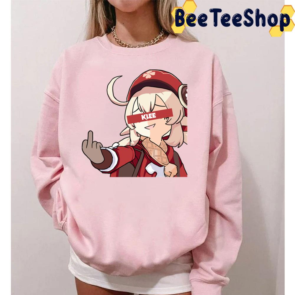 Haha Fuck Klee Genshin Impact Game Trending Unisex T-Shirt Haha Fuck Klee Genshin Impact Game Trending Unisex T-Shirt