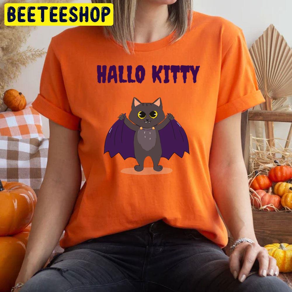 Hallo Kitty Bat Halloween Trending Unisex T-Shirt Hallo Kitty Bat Halloween Trending Unisex T-Shirt
