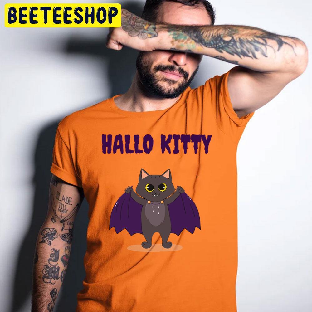 Hallo Kitty Bat Halloween Trending Unisex T-Shirt Hallo Kitty Bat Halloween Trending Unisex T-Shirt
