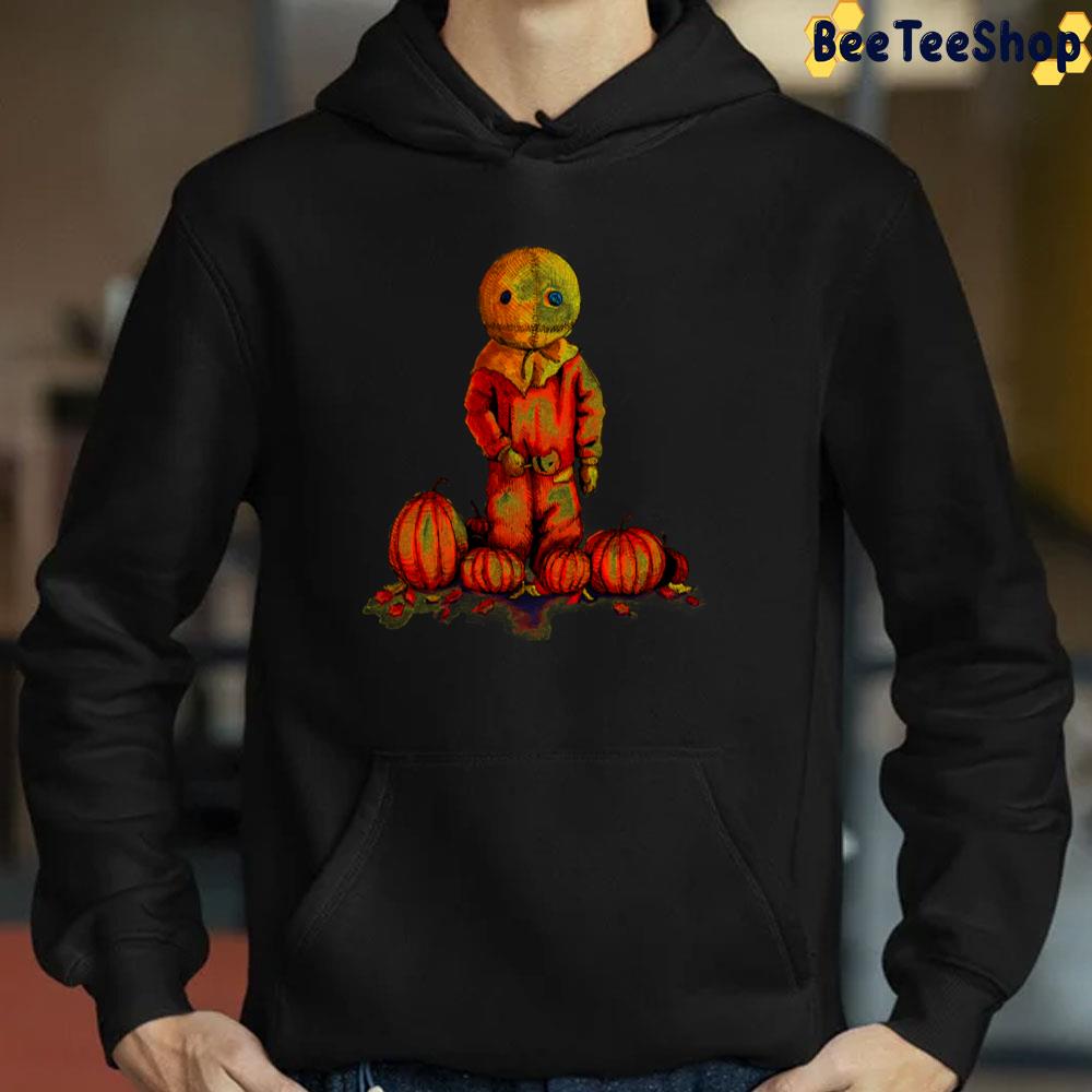 Halloween Boy And Pumpkins Unisex T-Shirt Halloween Boy And Pumpkins Unisex T-Shirt