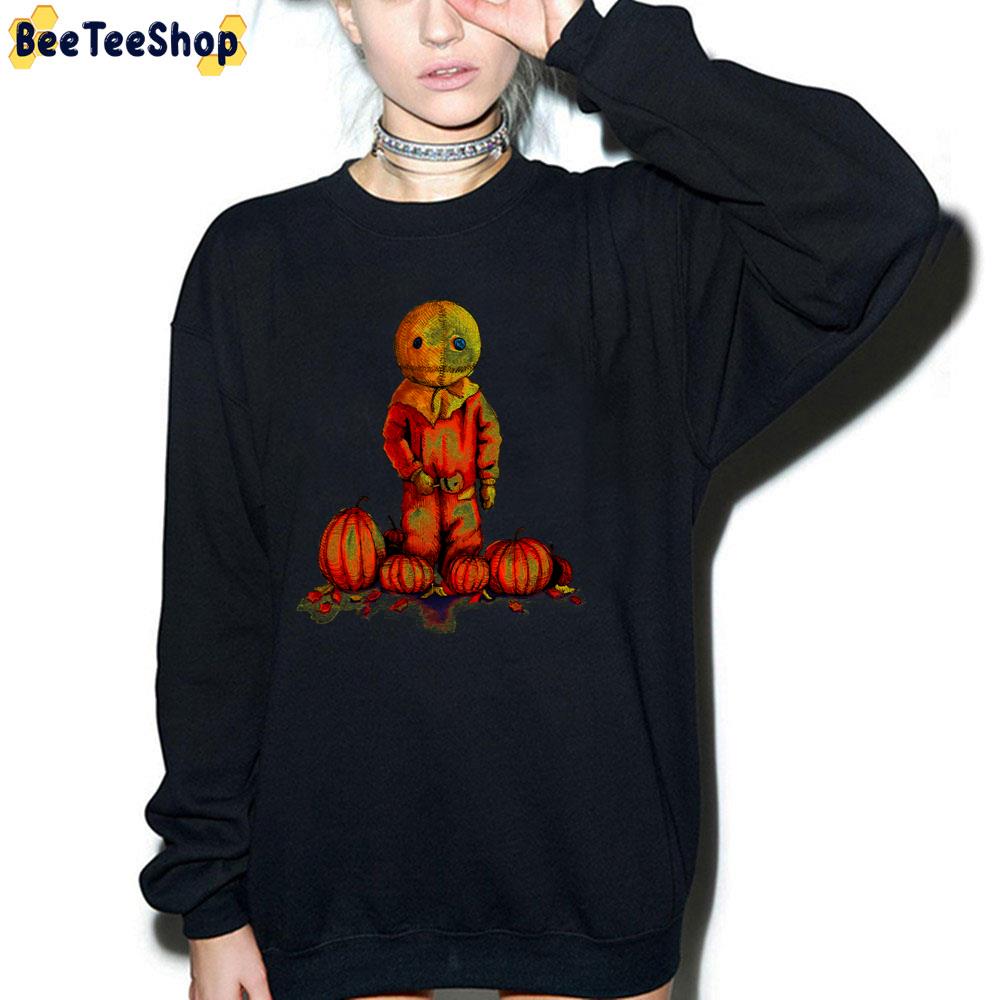 Halloween Boy And Pumpkins Unisex T-Shirt Halloween Boy And Pumpkins Unisex T-Shirt