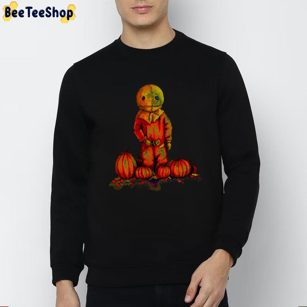 Halloween Boy And Pumpkins Unisex T-Shirt Halloween Boy And Pumpkins Unisex T-Shirt