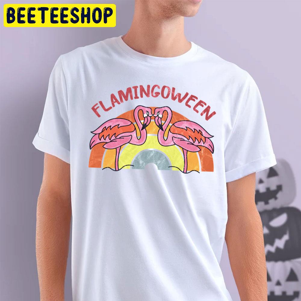 Halloween Flamingo Bird Flamingoween Trending Unisex T-Shirt Halloween Flamingo Bird Flamingoween Trending Unisex T-Shirt