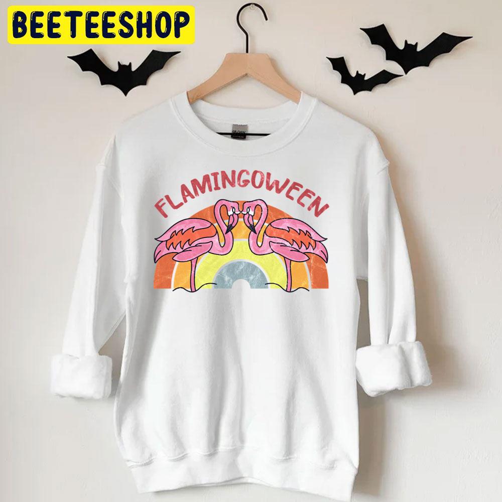 Halloween Flamingo Bird Flamingoween Trending Unisex T-Shirt Halloween Flamingo Bird Flamingoween Trending Unisex T-Shirt