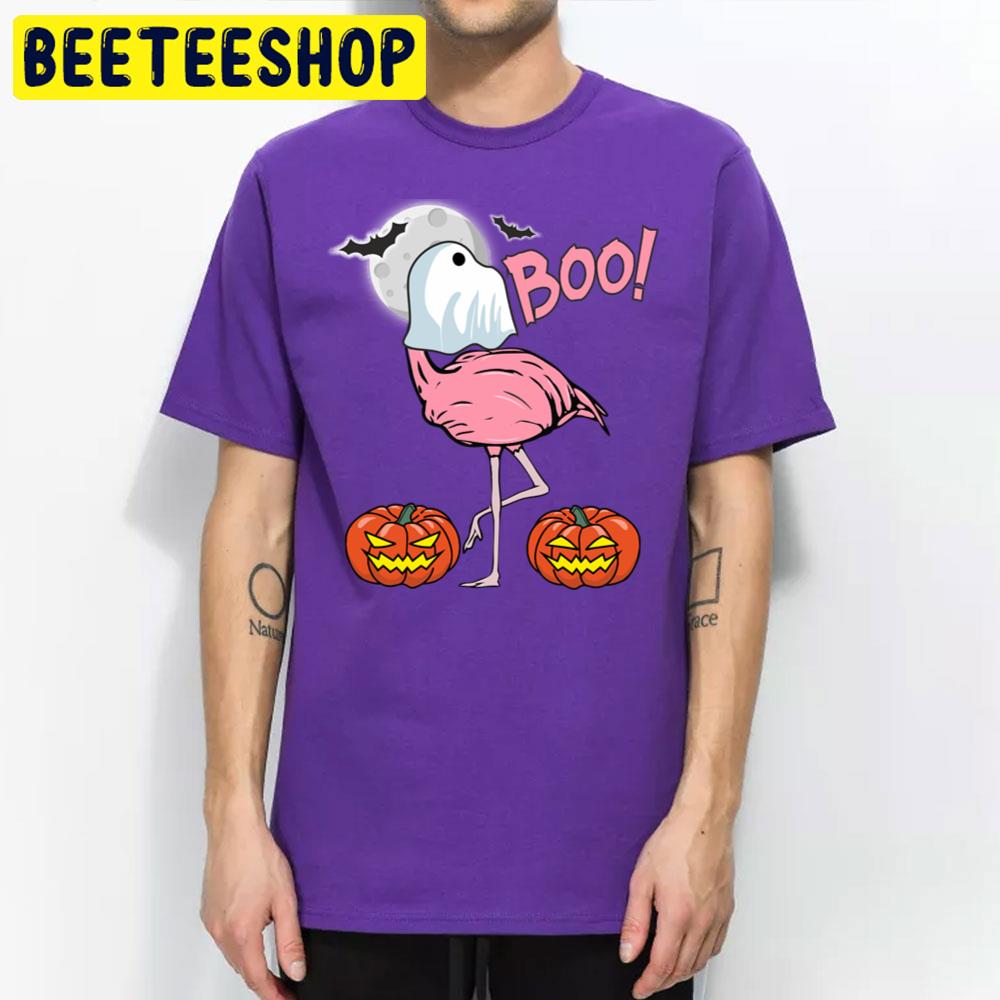 Halloween Flamingo Boo Trending Unisex T-Shirt Halloween Flamingo Boo Trending Unisex T-Shirt