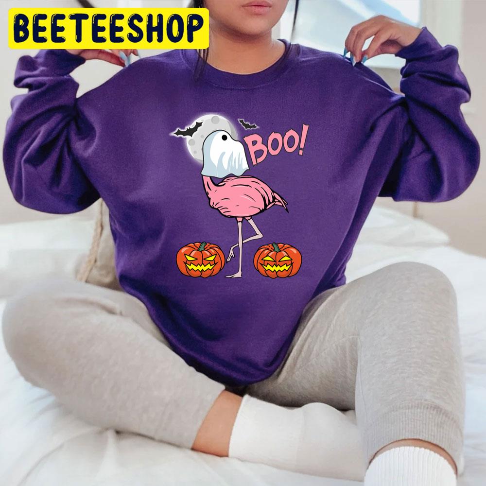 Halloween Flamingo Boo Trending Unisex T-Shirt Halloween Flamingo Boo Trending Unisex T-Shirt