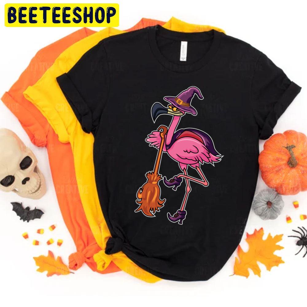 Halloween Flamingo Trending Unisex T-Shirt Halloween Flamingo Trending Unisex T-Shirt
