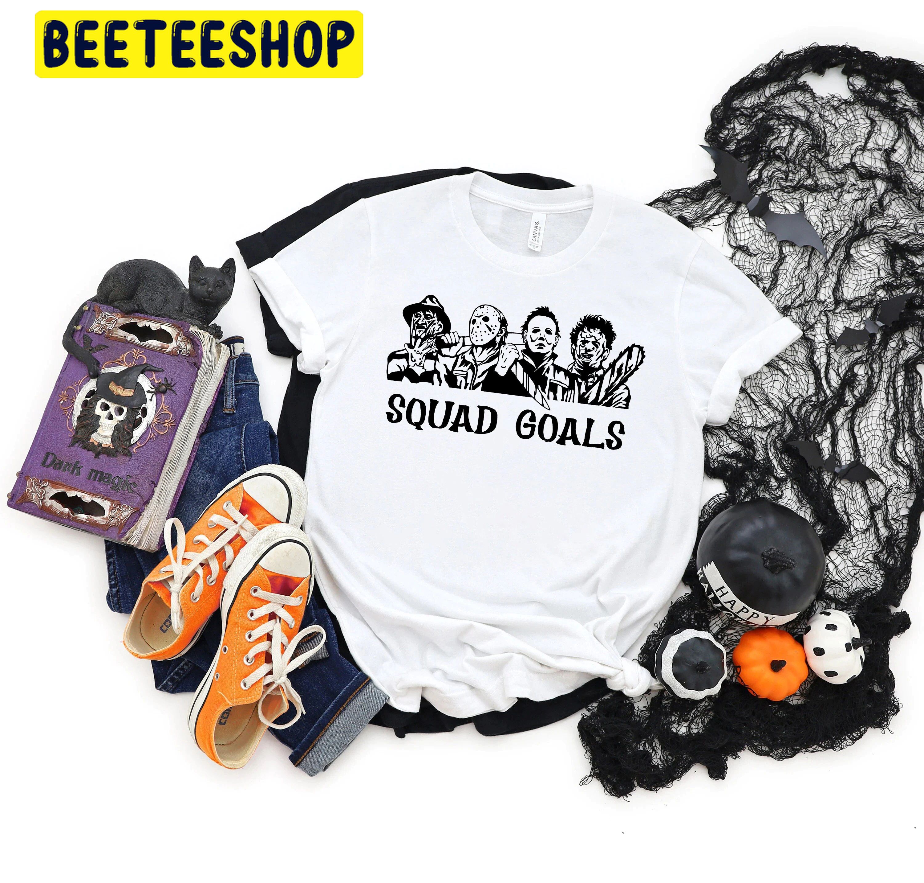 Halloween Horror Squad Goals Trending Unisex Shirt