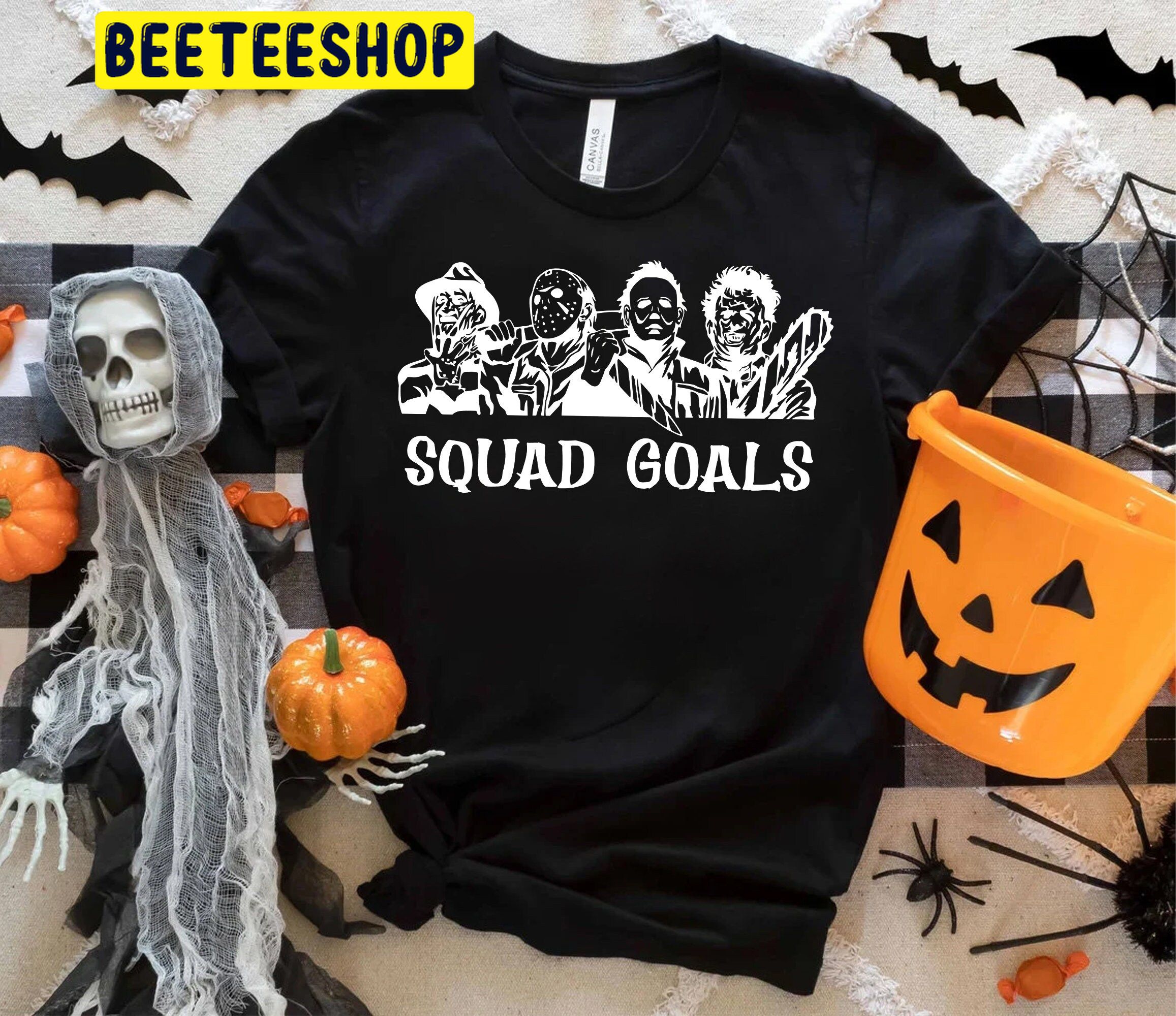 Halloween Horror Squad Goals Trending Unisex Shirt Halloween Horror Squad Goals Trending Unisex Shirt
