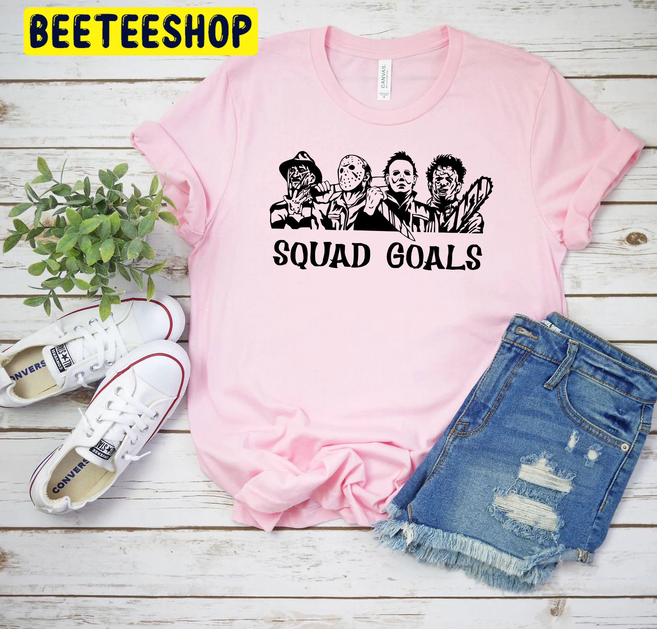 Halloween Horror Squad Goals Trending Unisex Shirt Halloween Horror Squad Goals Trending Unisex Shirt
