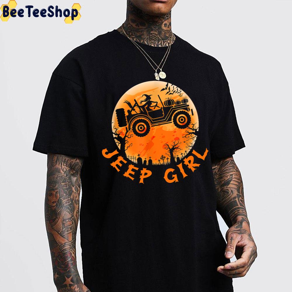 Halloween Witch Pumkin Jeep Trending Unisex T-Shirt Halloween Witch Pumkin Jeep Trending Unisex T-Shirt