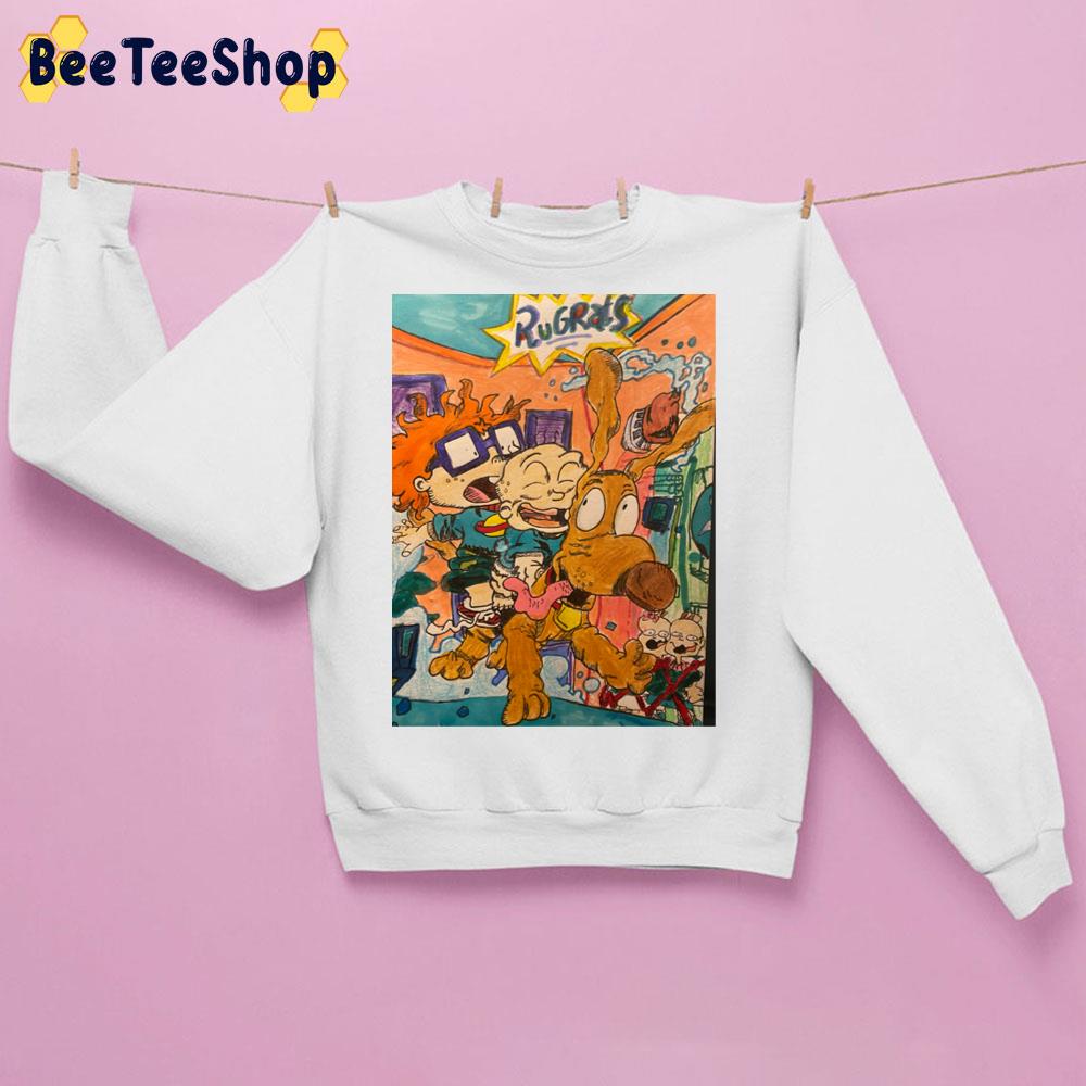 Hand Drawn Rugrats Art Trending Unisex Sweatshirt Hand Drawn Rugrats Art Trending Unisex Sweatshirt
