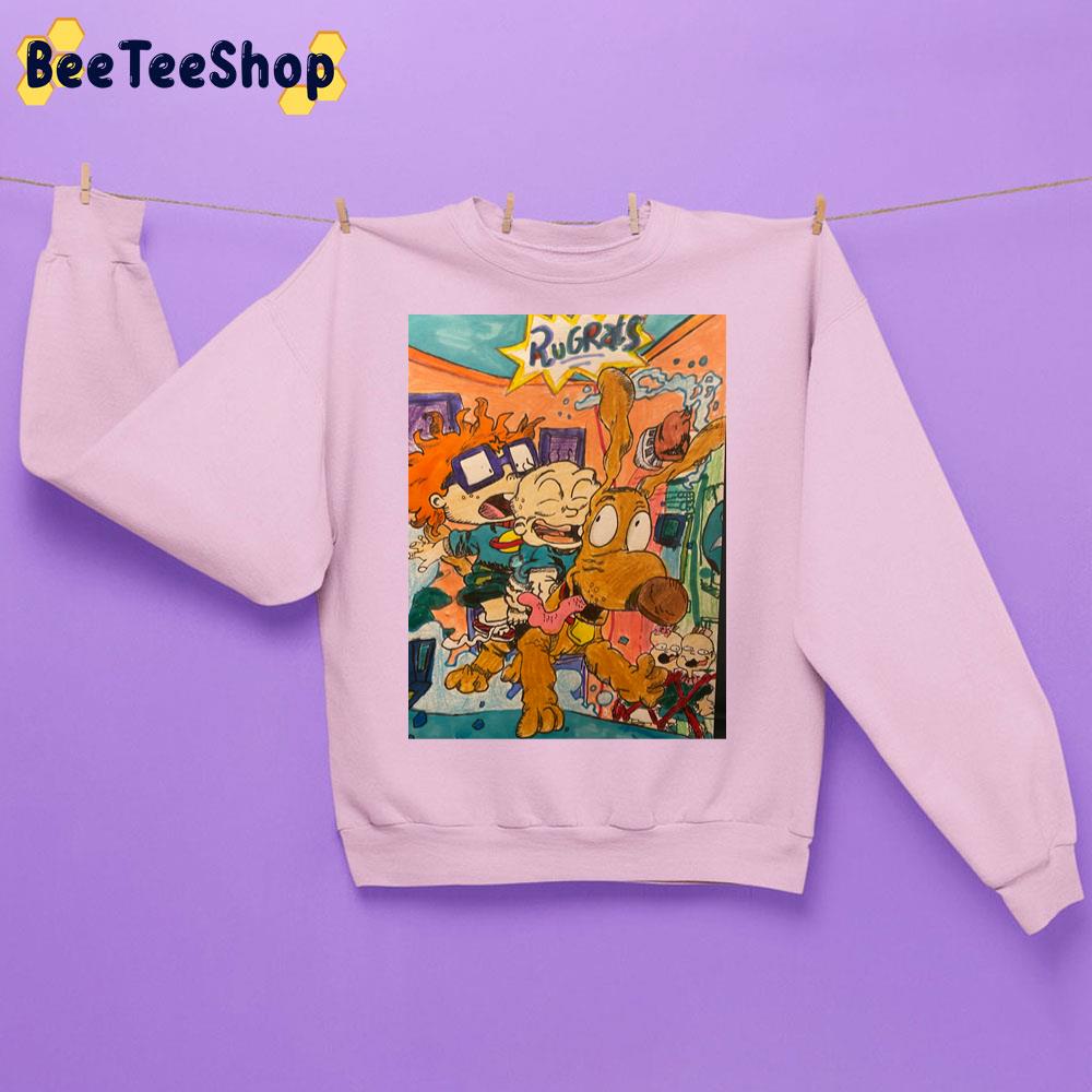Hand Drawn Rugrats Art Trending Unisex Sweatshirt Hand Drawn Rugrats Art Trending Unisex Sweatshirt