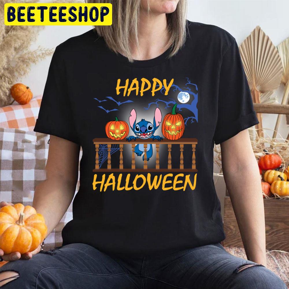 Happy Halloween Stitch And Pumpkin Trending Unisex T-Shirt Happy Halloween Stitch And Pumpkin Trending Unisex T-Shirt
