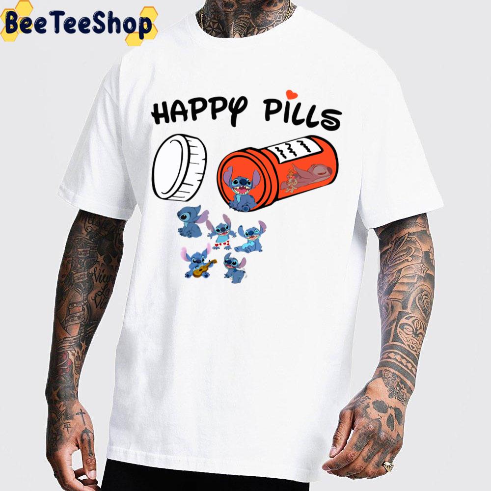 Happy Pills Lilo And Stitch Trending Unisex T-Shirt Happy Pills Lilo And Stitch Trending Unisex T-Shirt
