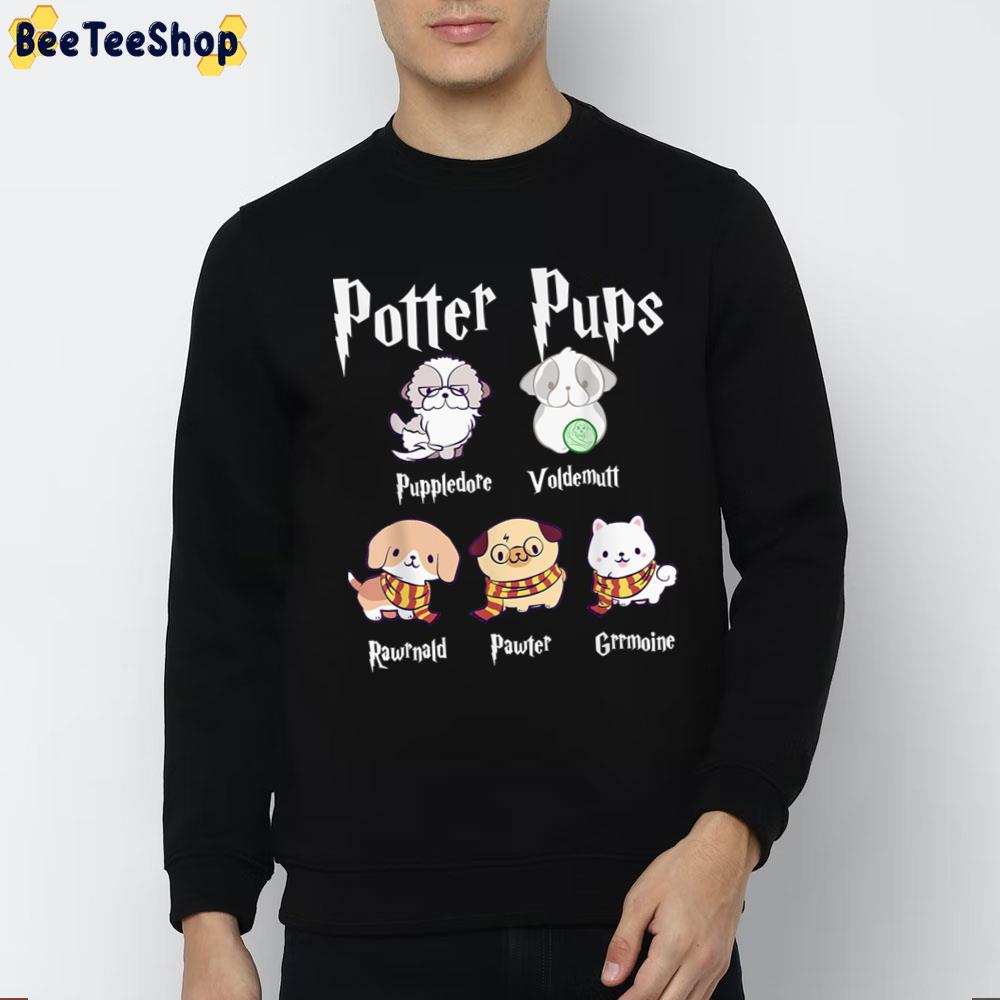 Harry Pawter Cute Puppy Dogs Potter Pups Trending Unisex T-Shirt Harry Pawter Cute Puppy Dogs Potter Pups Trending Unisex T-Shirt