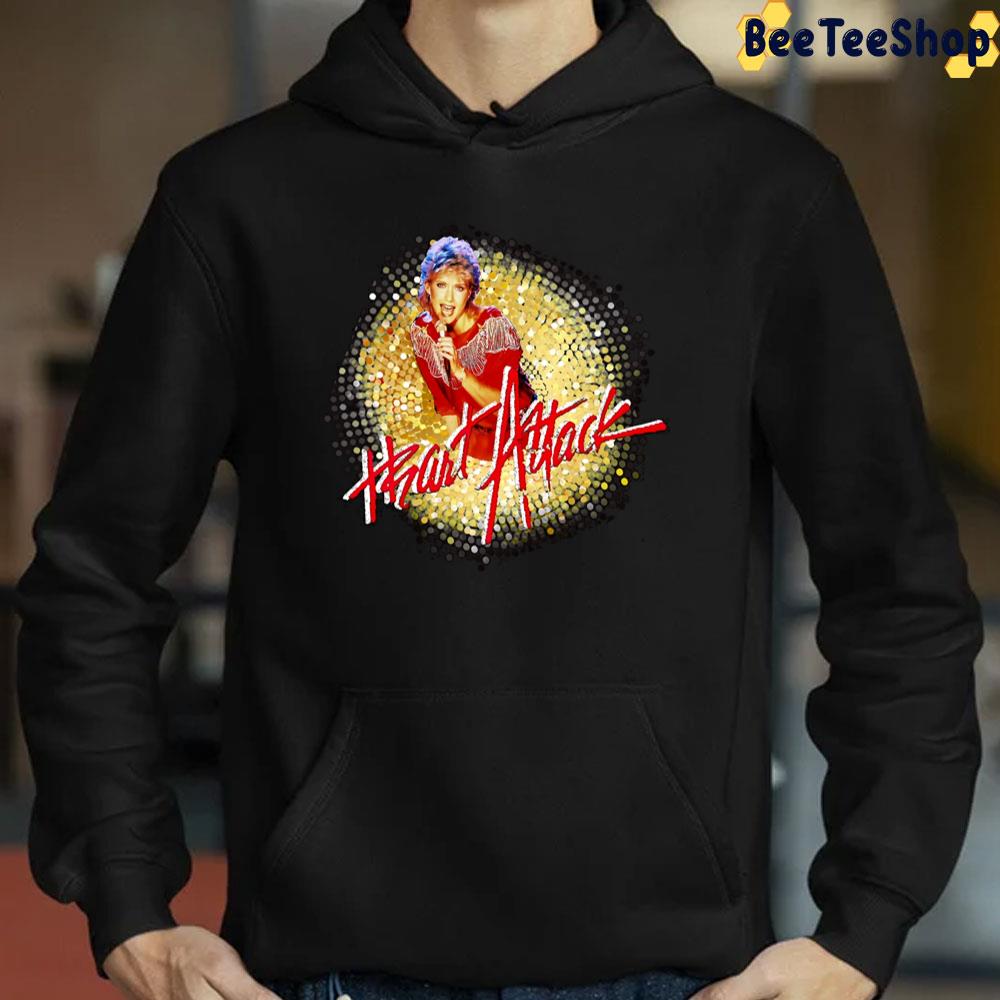 Heart Attack 80s Music Olivia Newton-John Unisex T-Shirt Heart Attack 80s Music Olivia Newton-John Unisex T-Shirt