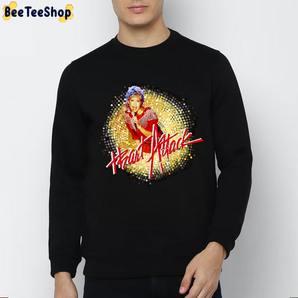 Heart Attack 80s Music Olivia Newton-John Unisex T-Shirt Heart Attack 80s Music Olivia Newton-John Unisex T-Shirt