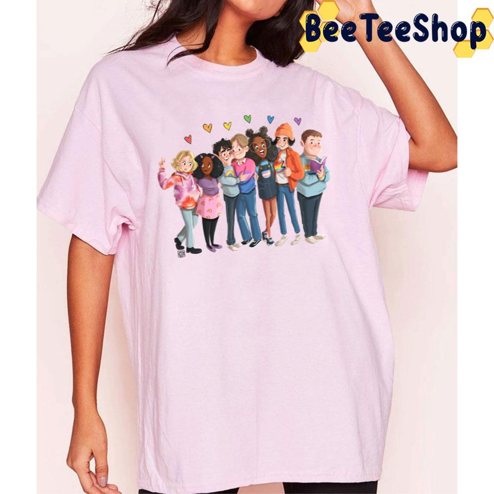Heartstopper Gang Lgbt Heart Trending Unisex T-Shirt Heartstopper Gang Lgbt Heart Trending Unisex T-Shirt