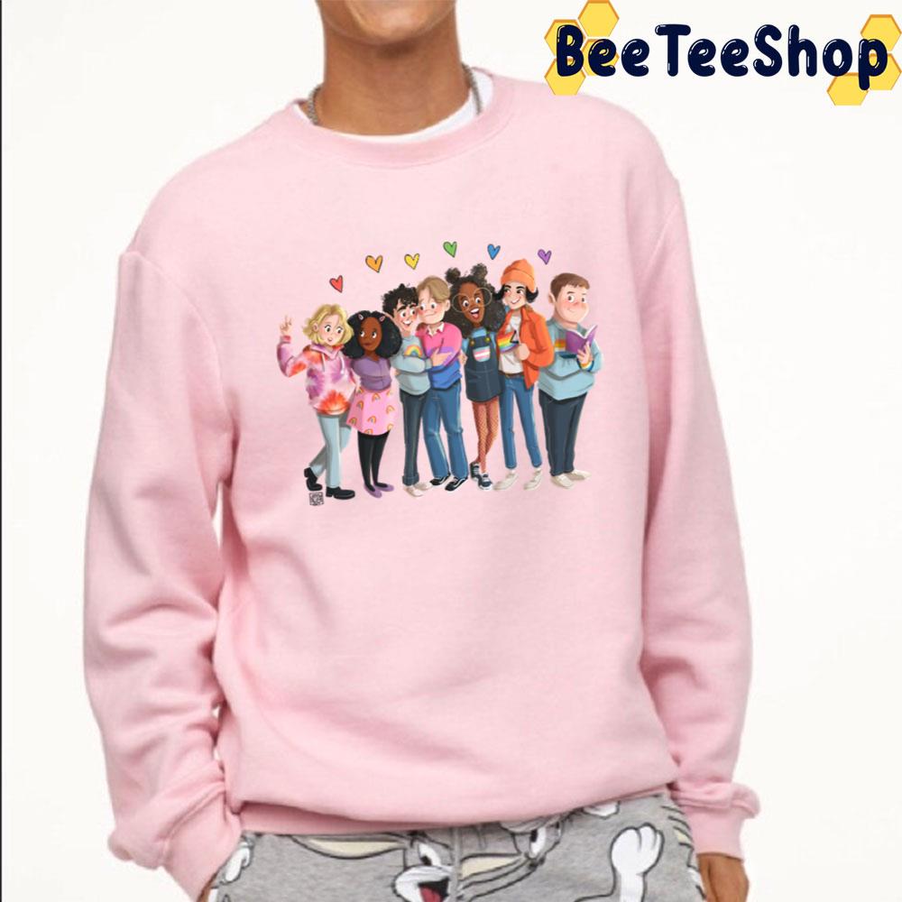 Heartstopper Gang Lgbt Heart Trending Unisex T-Shirt Heartstopper Gang Lgbt Heart Trending Unisex T-Shirt