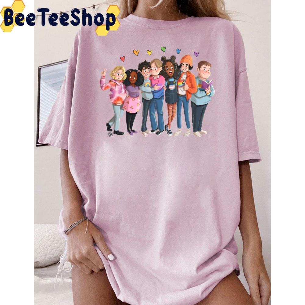 Heartstopper Gang Lgbt Heart Trending Unisex T-Shirt Heartstopper Gang Lgbt Heart Trending Unisex T-Shirt